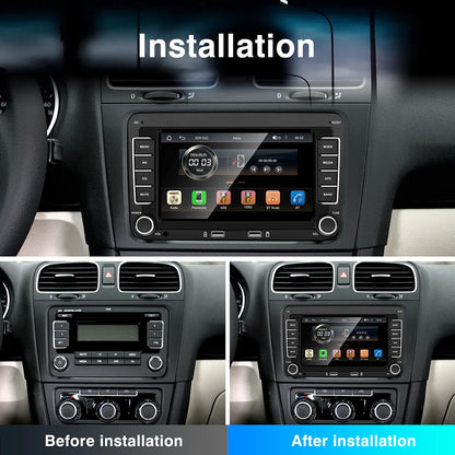Autoradio Android Carlinko™ – CarPlay Sans Fil pour Volkswagen & Skoda