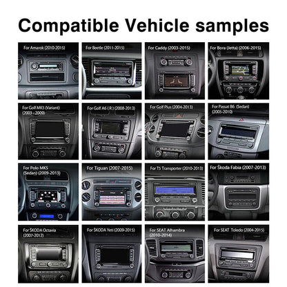 Autoradio Android Carlinko™ – CarPlay Sans Fil pour Volkswagen & Skoda