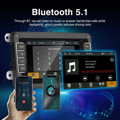 Autoradio Android Carlinko™ – CarPlay Sans Fil pour Volkswagen & Skoda